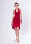 red halter tango dress 