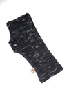 One size fingerless glove single layer in black marble