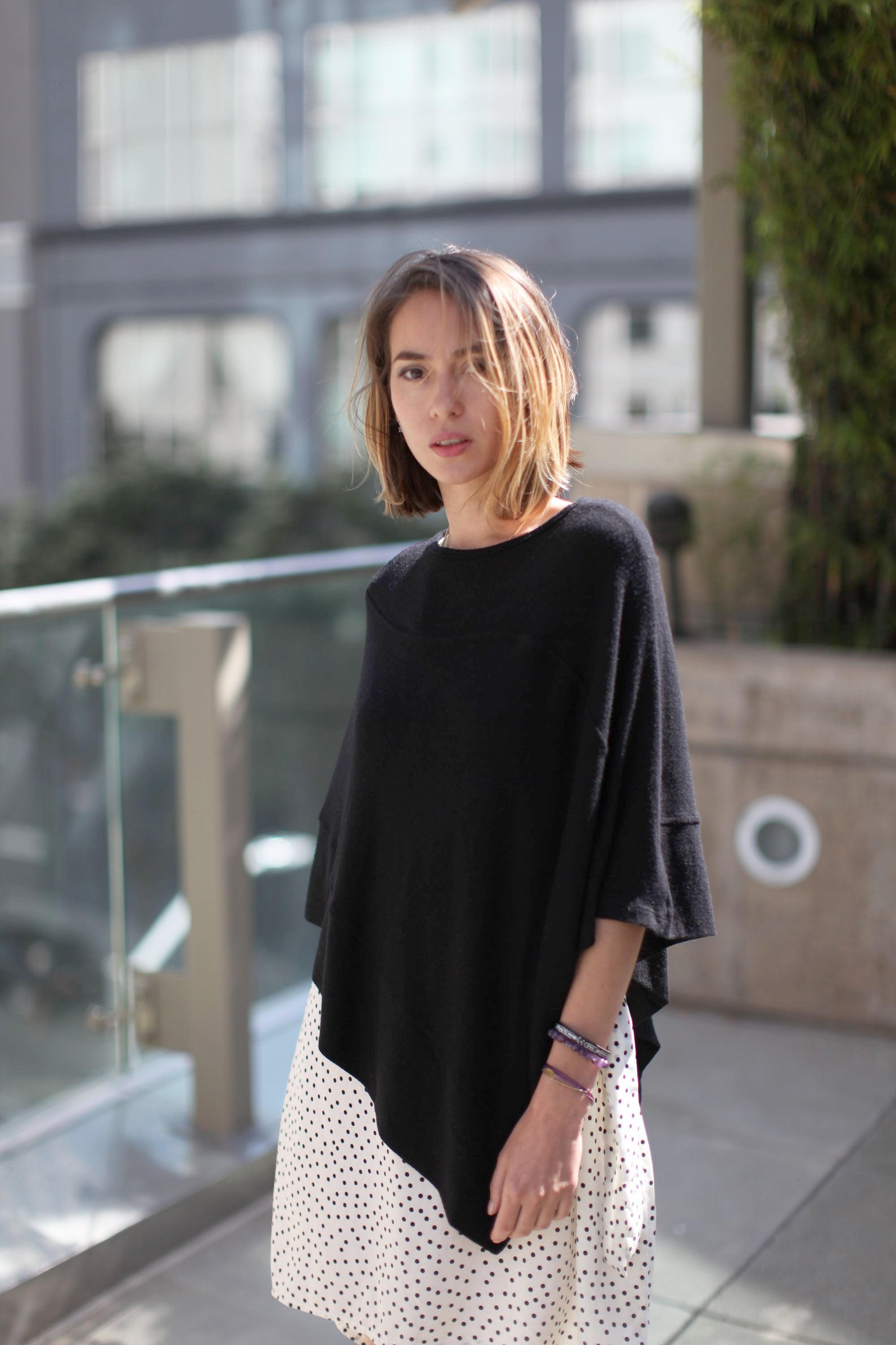 Lightweight poncho sweater sale